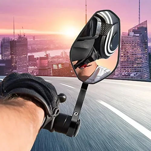 7/8″ 22mm Specchietti Moto Omologati, per Manubrio E9 B Fornitura - immagine 2