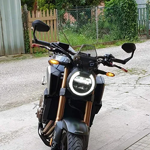 7/8″ 22mm Specchietti Moto Omologati, per Manubrio E9 B Fornitura - immagine 3