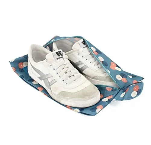 7 Set Sistema di Cubo Viaggio – 3 Cubi Imballaggio + 3 2blue Flower - immagine 3