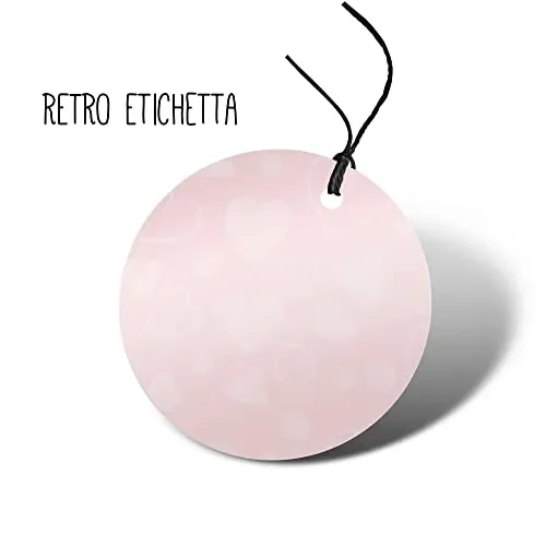 72 TAG Etichette Cartellini Bigliettini Bomboniera Ringraziamento Battesimo Matrimonio (Asiatiche) - immagine 2