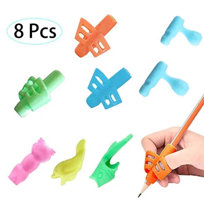 8 pezzi Impugnature per matita, Matita Grip, Supporto ergonomico di 8, 8