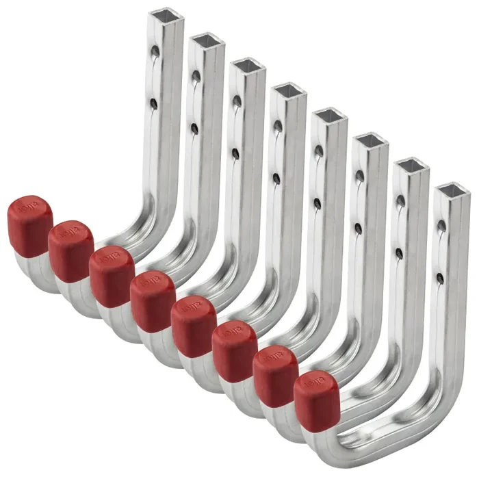 8 pezzi OrgaTech Gancio Multiuso da Muro 8 – 120 x 80 mm