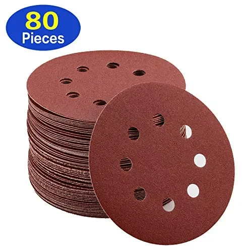 80 pezzi dischi abrasivi Ø 125 mm assortimento: grana da 10 X…