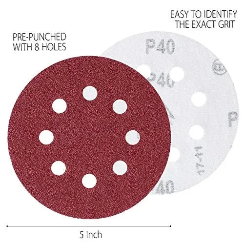 80 pezzi dischi abrasivi Ø 125 mm assortimento: grana da 10 X… - immagine 3