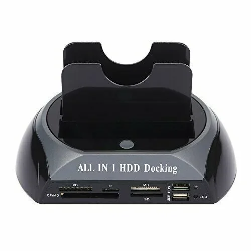 ‘KKmoon 2.5 “3.5 docking station per e-SATA Lettore di schede/Concentratore… Moda - immagine 2