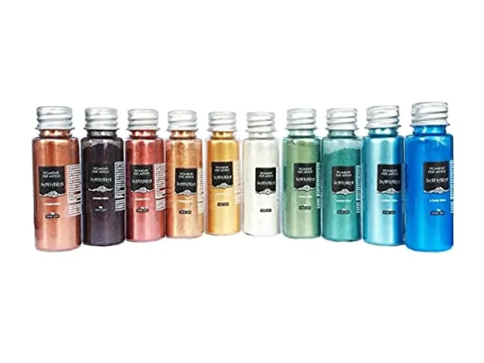 “SET SAHARA” : PIGMENTI IN POLVERE MICA PER LA COLORAZIONE DI RESINE E VERNICI