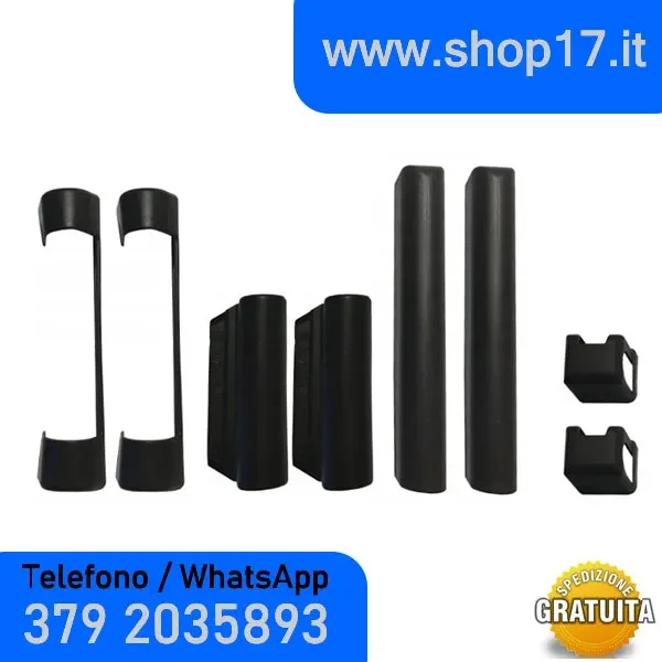 8pz – Copertura per cerniere ferramenta MACO per finestre e porte finestre in pvc – MARRONE