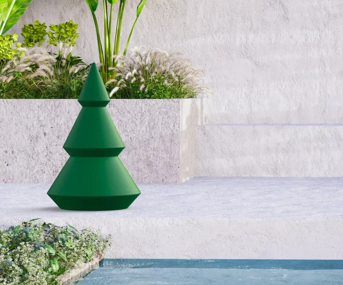 Abete da Giardino Ø30×46 cm in Resina Arkema Abete S Smart Ruby - immagine 2