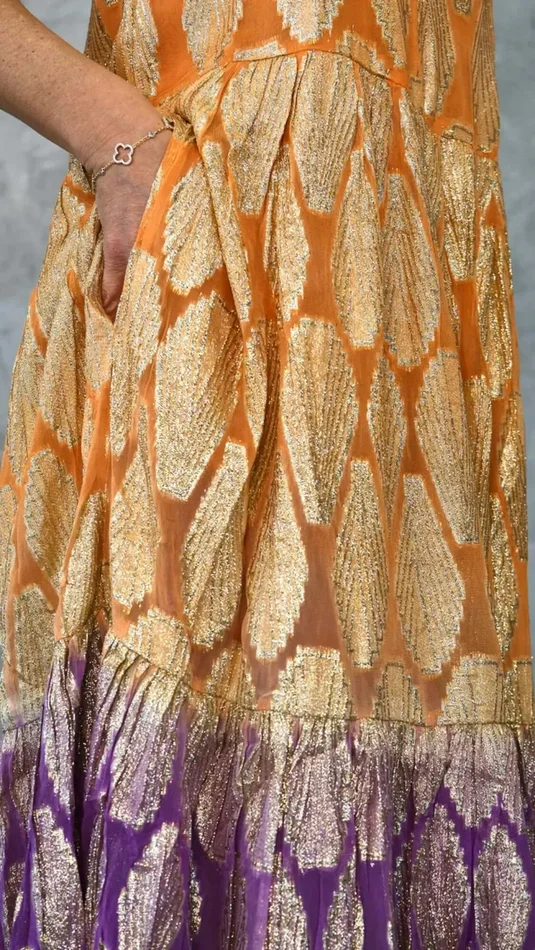 ABITO CON BRETELLINE SFUMATO Moda - immagine 3