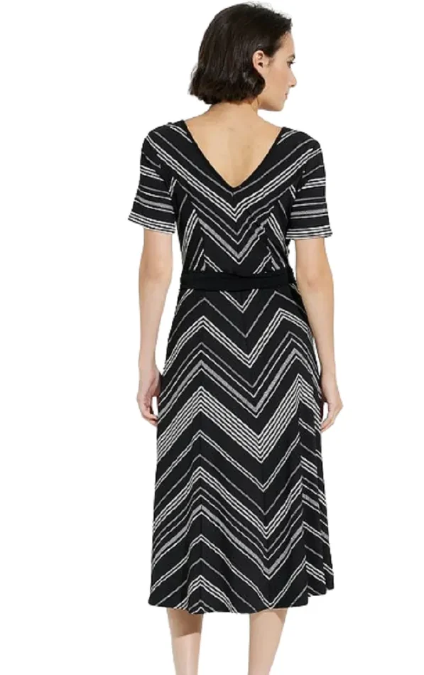 Abito con stampa a zig zag Joseph Ribkoff Art. RIBKOFF 231074 P-E 23 Colore foto misura a scelta - immagine 2