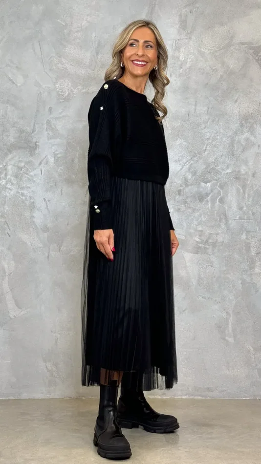 ABITO IN TULLE IN MAGLIA - immagine 2