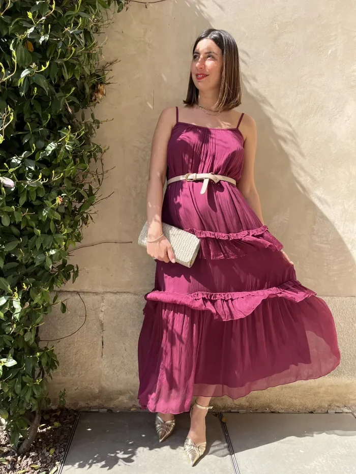 ABITO LUNGO CON BALZE DIXIE