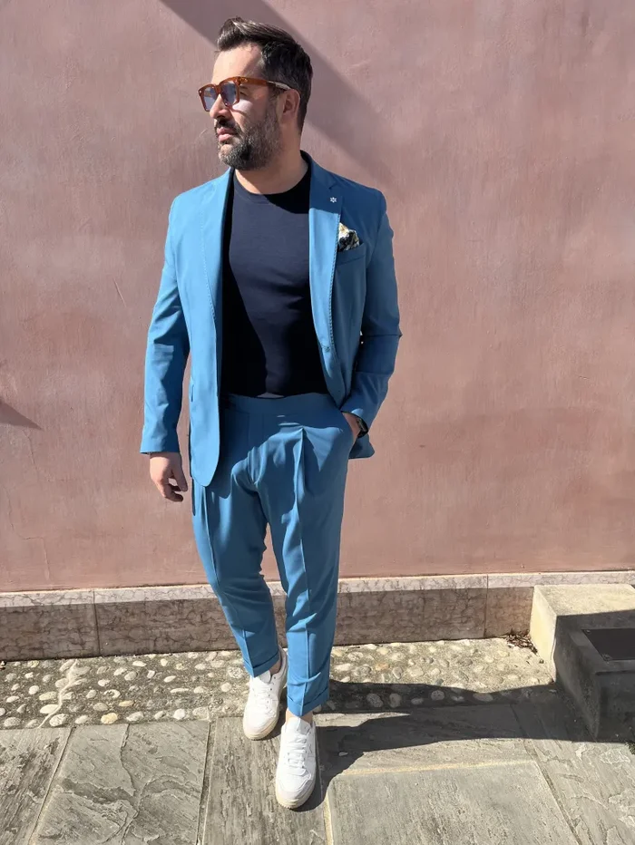 ABITO MONOPETTO VISCOSA OLD MONEY