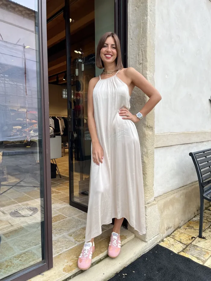 ABITO SATIN LUNGO - immagine 2