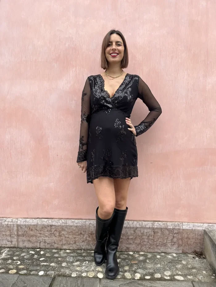 ABITO TULLE E PAILETTES