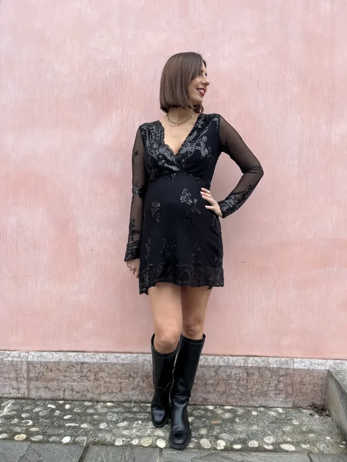 ABITO TULLE E PAILETTES - immagine 3