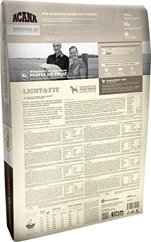 ACANA Heritage Light & Fit Monoproteici Cane Secco Articoli per Animali - immagine 2