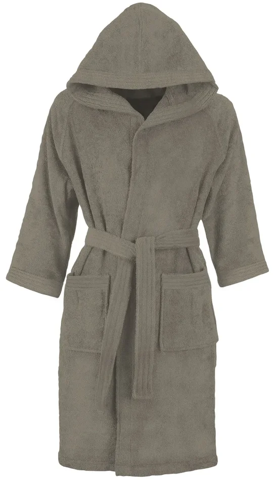 Accappatoio in Spugna 100% Cotone Erika Fango - immagine 3