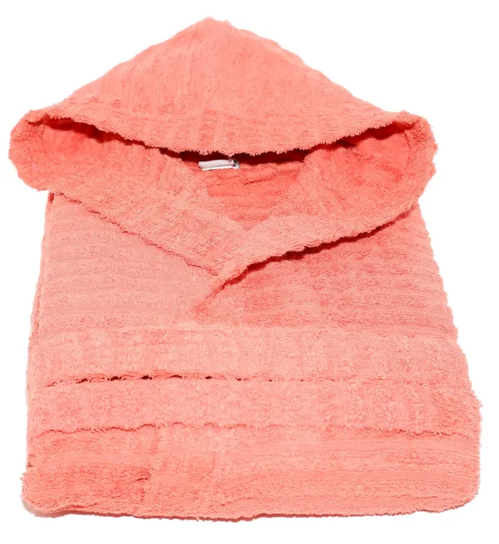 Accappatoio in Spugna 100% Cotone Sally Horizon Salmone Online ora - immagine 2