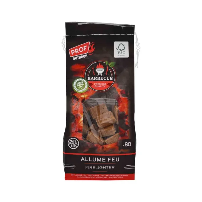 Accendifuoco Eco a Cubetti 960pz in 12 Buste per Accensione Barbecue - immagine 3
