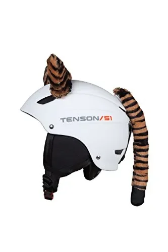 Accessori CASCO Orecchie TIGRE da applicare al casco sci moto adulti bambini - immagine 2
