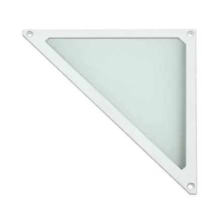 Accessorio di Chiusura per Applique con Cornice in Vetro Colore Bianco per Esterno Linea Three Livos