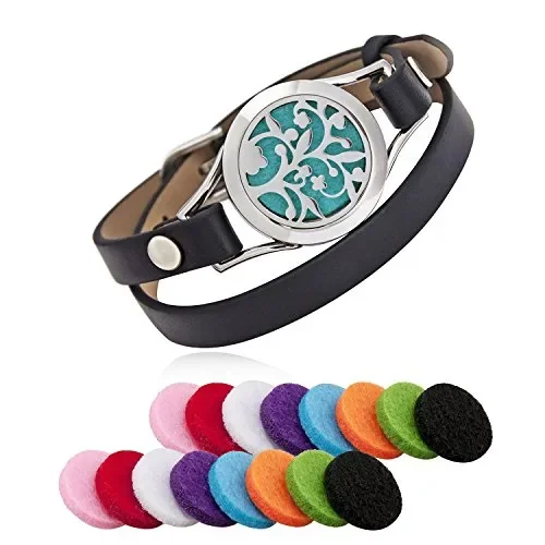 Acciaio inossidabile, diffusore di oli essenziali aromaterapia medaglione…