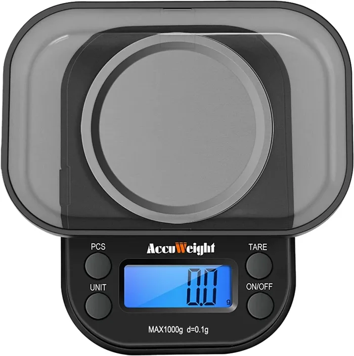 ACCUWEIGHT 255 Mini Bilancia di Precisione Digitale per Cucina Gioielli Oro Bilancia Tascabile Elettronica 300g/0,01g con Tara Alimenti Pesa Bilance - immagine 2