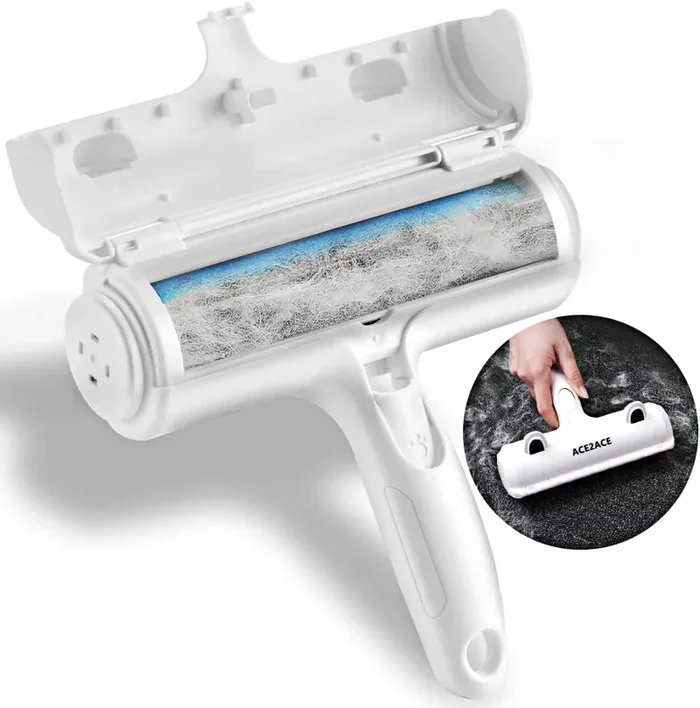 ACE2ACE Togli Peli Animali Rullo Spazzola per Cani e Gatti, Animali Domestici peli Rimozione, Lint Rullo Riutilizzabile Spazzola, Rimuovi la Pelliccia su aree fisse piace Cuccia, Tappeti e Divani