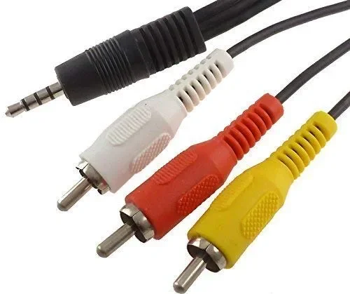 Acemax 1,2 m 1.2 m 3.5 mm maschio jack a RCA video/audio (L/R) a/v cavo per… Online