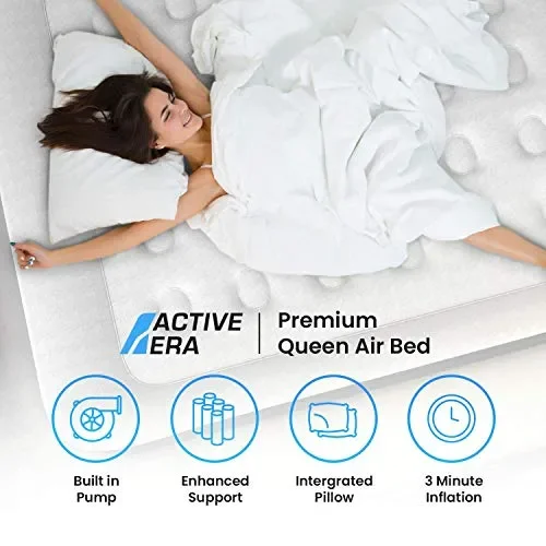 Active Era Materasso Gonfiabile Matrimoniale con Pompa Elettrica Premium - immagine 2