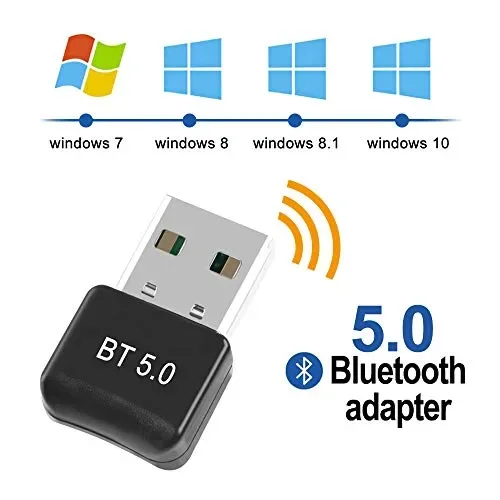 Adattatore Bluetooth – FAGORY USB 5.0 Plug and Play,…