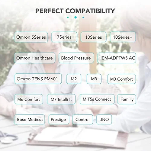 Adattatore per Omron M2 M3 M6 M7, AGPTEK Alimentatore Misuratore di… - immagine 2