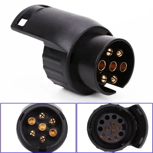 Adattatore presa impermeabile, Gancio rimorchio caravan, 7 Pin maschio a… - immagine 2