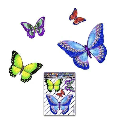 Adesivi per auto – piccola farfalla multicolore – animale – ST00025MC_SML -…