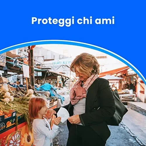 ADESTE – 50 Mascherine FFP2 Bianche Certificate CE, filiera controllata, anallergiche, con elastici comodi e resistenti. Sicura: capacità filtrante >99,5%, Buste singole sigillate. - immagine 2