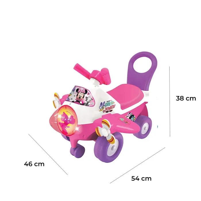 Aereo Cavalcabile 54x46x38 cm per Bambini Minnie Rosa Vendita calda - immagine 3