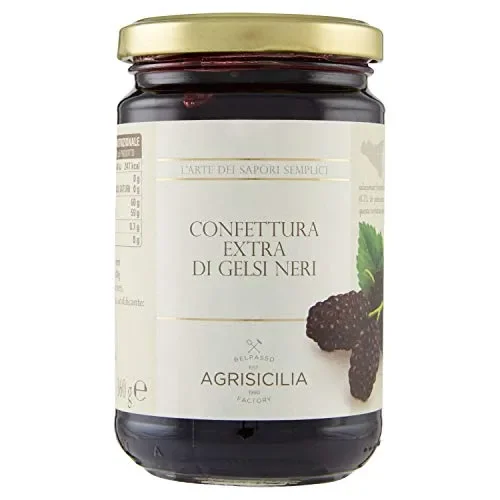 Agrisicilia Confettura Extra di Gelsi Neri – 360 g