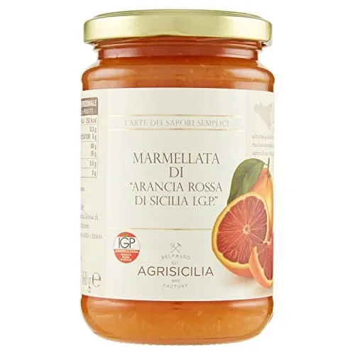 Agrisicilia Marmellata di Arancia Rossa Sicilia IGP – 360 g
