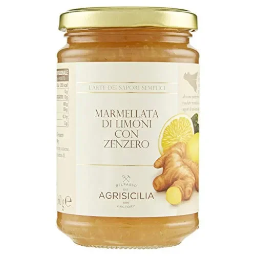 Agrisicilia Marmellata di Limoni con Zenzero – 360 g