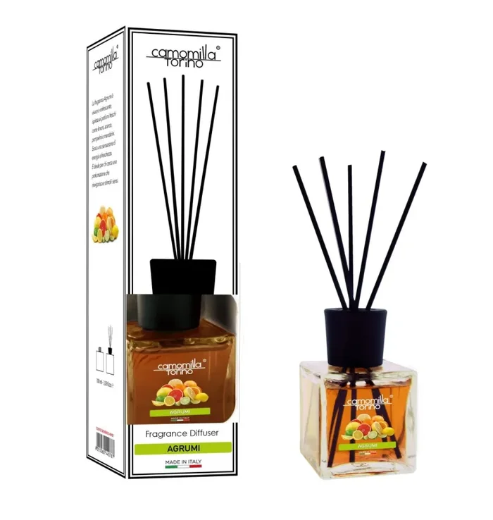 Agrumi-Diffusore a Bastoncini “Cubo”