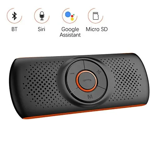 Aigoss Vivavoce Bluetooth 4.2 per Auto con Siri e Google Assistant, Kit per…