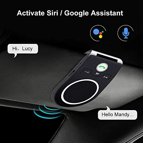 Aigoss Vivavoce Bluetooth Car Kit per Chiamate Viva Voce GPS e Musica… - immagine 3