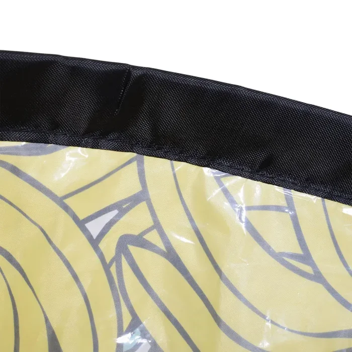 Air Sofa Lettino Gonfiabile Senza Pompa Giallo Banana 105x70x62 cm - immagine 3