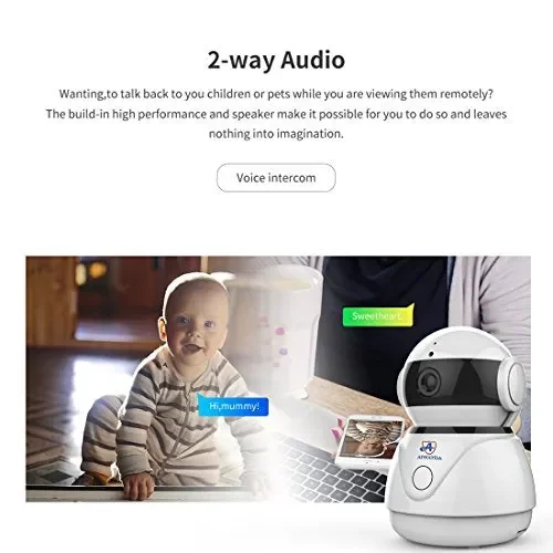 AIWAYDA Cloud 1080P HD WiFi, telecamera di sicurezza IP con archiviazione… - immagine 2