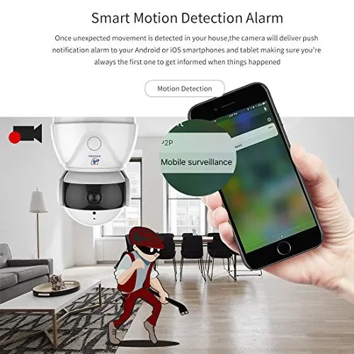 AIWAYDA Cloud 1080P HD WiFi, telecamera di sicurezza IP con archiviazione… - immagine 3