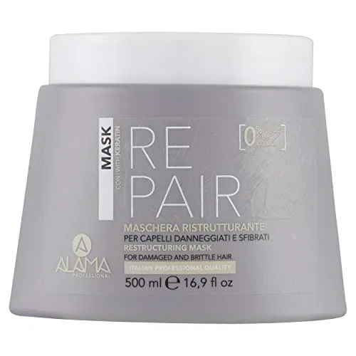 Alama Professional REPAIR Maschera Ristrutturante per Capelli Danneggiati e…