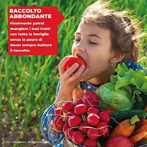 Albagarden – Calcio Per Pomodori Liquido Concime Orto Nitrato Di Calcio Fertilizzante Piante Cura Del Marciume Apicale Nero Alta Concentrazione Ricco In Magnesio Azoto Potassio Calcio Liquido x 1 Kg - immagine 3