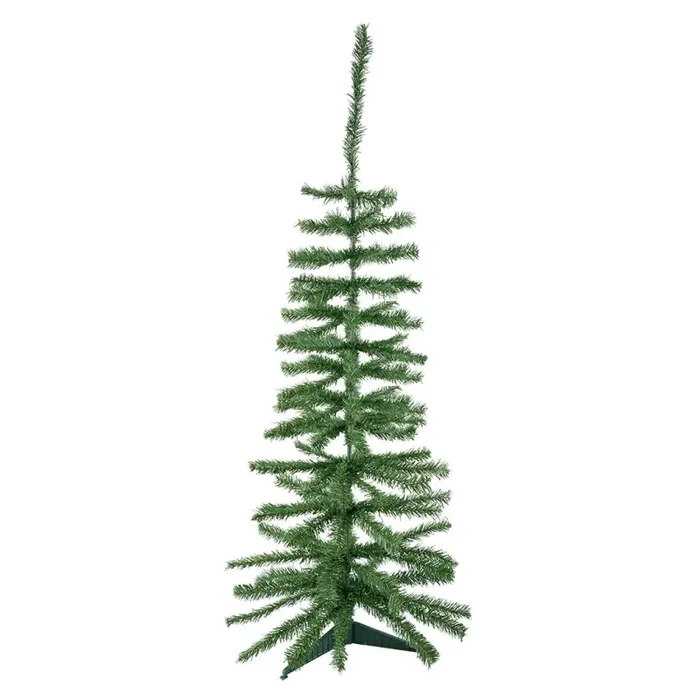 Albero di Natale 100H cm Rami Pieghevoli in PVC Abete Artificiale