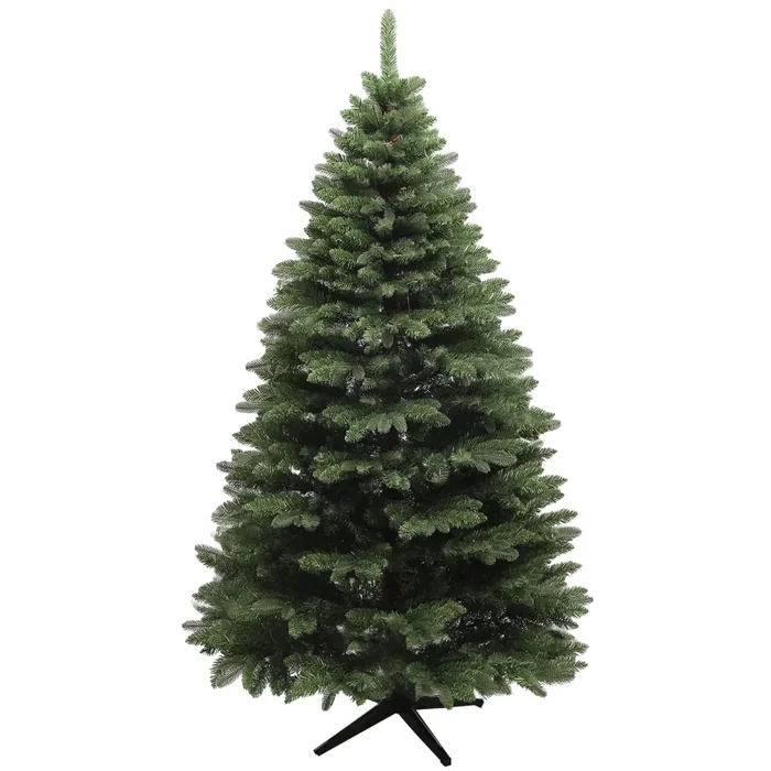 Albero di Natale Artificiale 180 cm 1050 Rami Apertura a Cerniera Verde